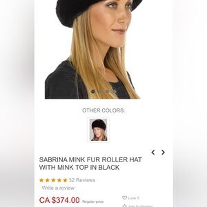 Brand new with tag. Winter luxury genuine fur hat